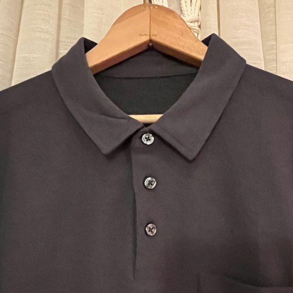 Vuori Men's Ace Polo Performance Polo Medium Charcoal Grey EUC - Picture 4 of 10